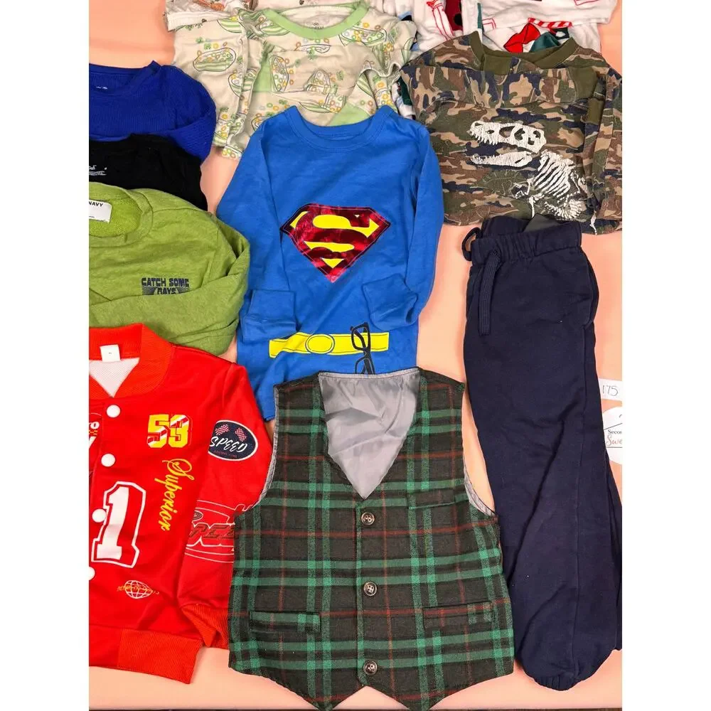 Boys 4/4T Fall & Winter Clothing Lot – Old Navy, Disney, Superman & More – #175